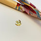 FO1020 Colgante mini estrella Alada 5 x 7 mm mas argollita Figura Baño Oro