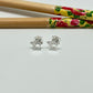 XP299 Aro estrella calada con mini estrellas en interior 10 mm Aro Baño Plata