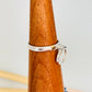 WP38 Anillo con Corazón Calado Colgante de 15x12 mm Argolla de 3 mm Anillo Baño Plata Anillos Bañados en Oro y Plata hecho de Bronce Bañado en Plata 50 ml Joyas Bañadas en Plata