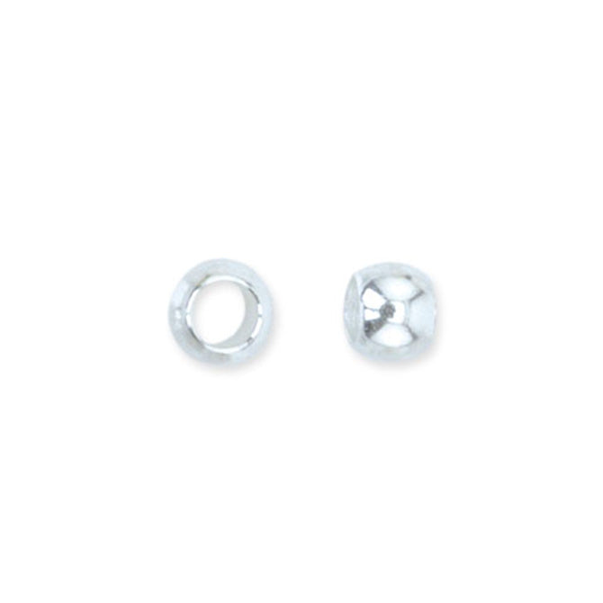 IN35 Terminal de apriete (puede ser usado como bolita) Diámetro 2.0 mm diámetro interno 1.3 mm para ser usado con alambre entre 0.25 y 0.33 mm Baño Plata Insumo Neutro Accesorios Varios